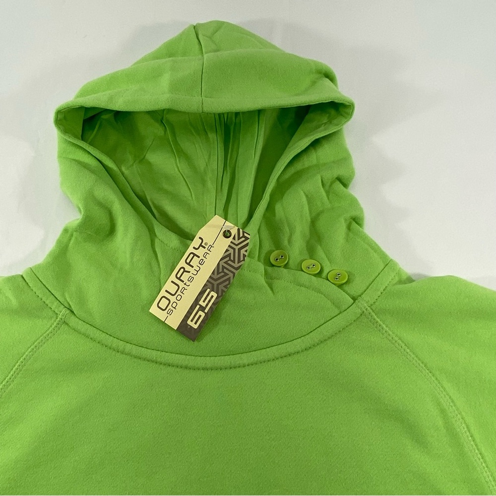 OURAY Sportswear 65 Lime Green Women’s Size XL Hoodie NEW - Picture 2 of 16